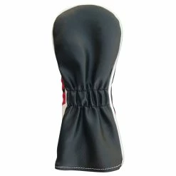 PU Leatherette Headcovers Black/Red/White -Outlet Clubheads Store HC 6232 HY x2