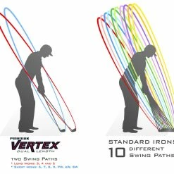 Pinhawk Golf Pinhawk Vertex Dual Length Iron Heads -Outlet Clubheads Store I V3746A X4 min