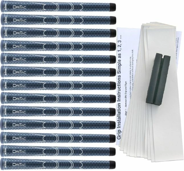 Winn Grips Winn Dri-Tac Navy Blue 13-pc Grip Kit 5 Winn Grips Winn Dri-Tac Navy Blue 13-pc Grip Kit - Image 3