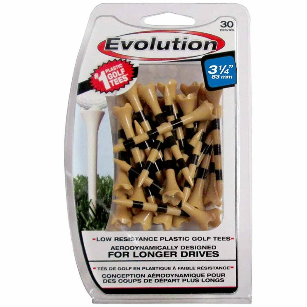 Pride Golf Tees Pride Evolution Striped Plastic 3-1/4" Golf Tees - 30 Pack 7 Pride Golf Tees Pride Evolution Striped Plastic 3-1/4" Golf Tees - 30 Pack - Image 5
