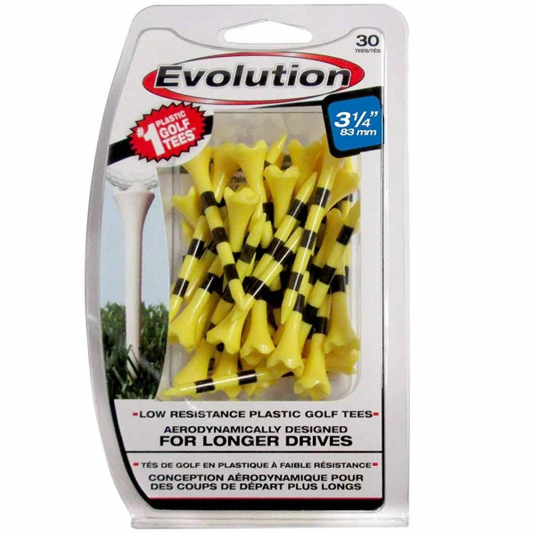 Pride Golf Tees Pride Evolution Striped Plastic 3-1/4" Golf Tees - 30 Pack 5 Pride Golf Tees Pride Evolution Striped Plastic 3-1/4" Golf Tees - 30 Pack - Image 3