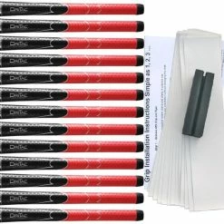 Winn Grips Winn Dri-Tac Men's Black/Red Grip Kit