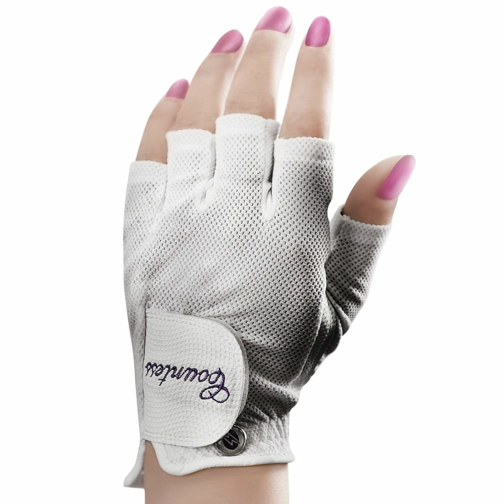 PowerBilt Golf Powerbilt Countess Half-Finger Golf Glove 3 PowerBilt Golf Powerbilt Countess Half-Finger Golf Glove