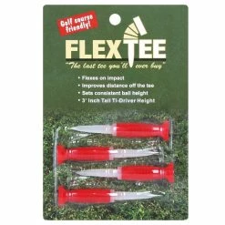 FlexTee 3" Flexible Golf Tees - Pack Of 4