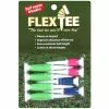 FlexTee Flexible Golf Tees Florescent Green/Blue/Pink - Pack Of 8 -Outlet Clubheads Store d 6091