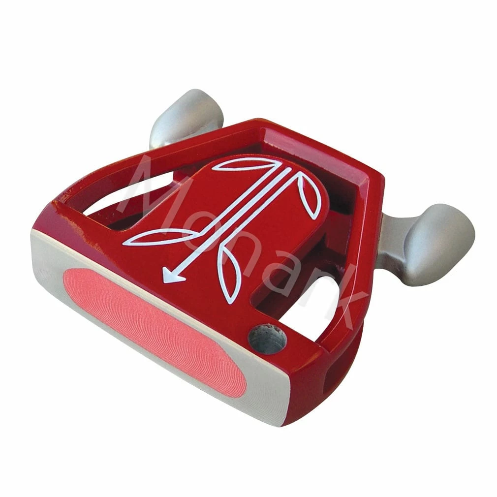 Custom-Built T7 Twin Engine Red Mallet Putter 3 Custom-Built T7 Twin Engine Red Mallet Putter