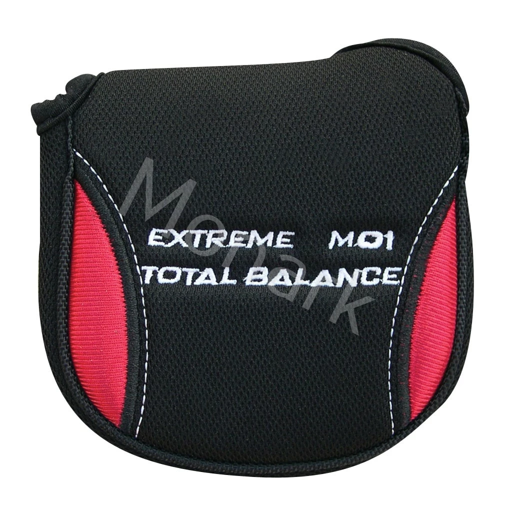 Mallet Putter Headcovers Red/Black Oversize 3 Mallet Putter Headcovers Red/Black Oversize