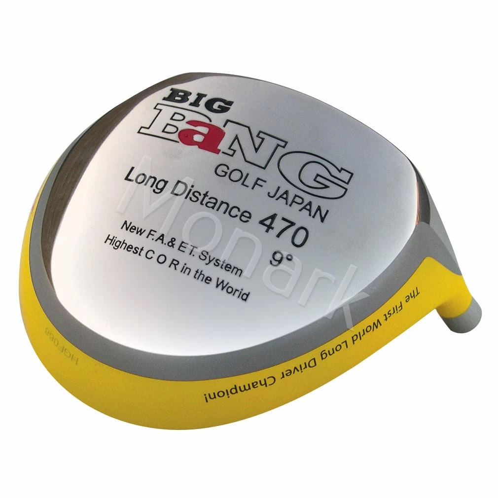 BangGolf Bang Golf Big Bang Japan 470 Yellow Titanium Driver Head 4 BangGolf Bang Golf Big Bang Japan 470 Yellow Titanium Driver Head - Image 2