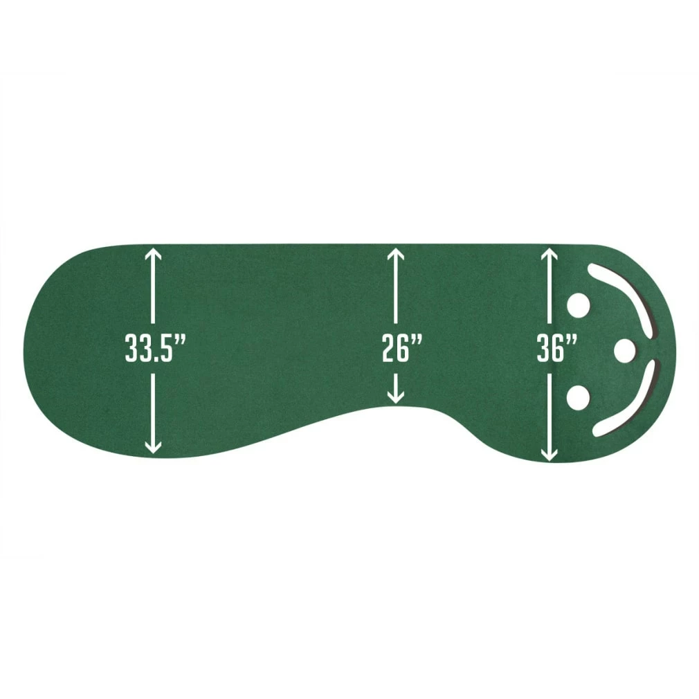 Intech 3 Hole Portable Golf Putting Mat 4 Intech 3 Hole Portable Golf Putting Mat - Image 2